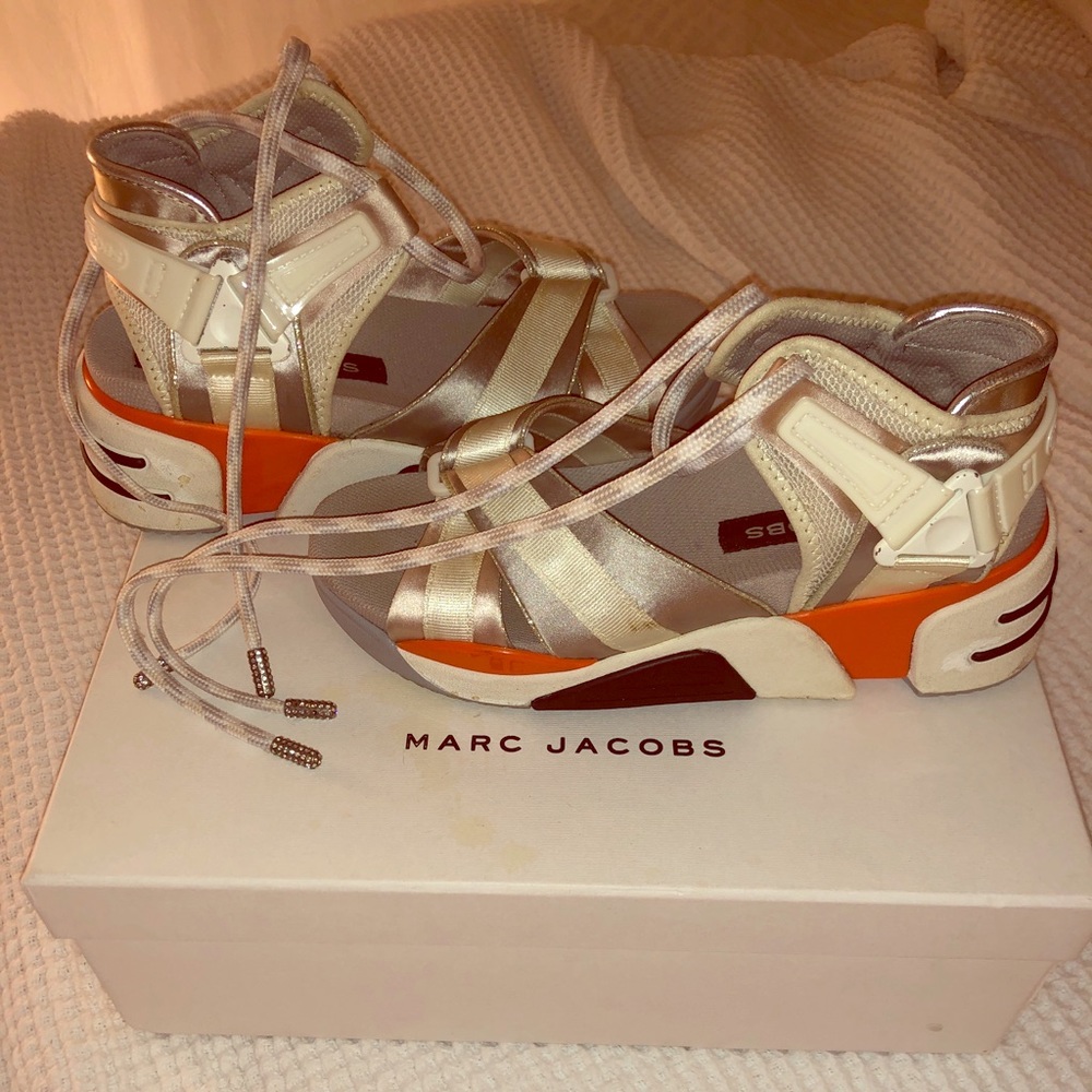Marc Jacobs Lace Up Somewhere Sport Sandals 8.5 9